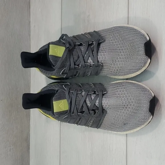 Adidas Mens UltraBoost 4.0 Grey Split Athletic Running sneakers shoes sz 9.5