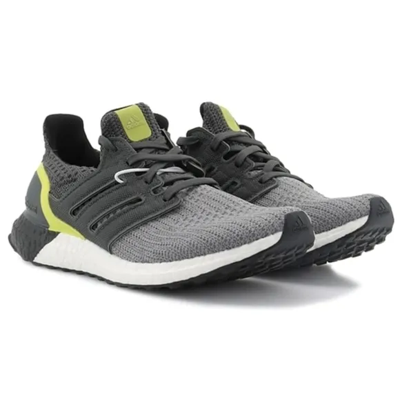 Adidas Mens UltraBoost 4.0 Grey Split Athletic Running sneakers shoes sz 9.5