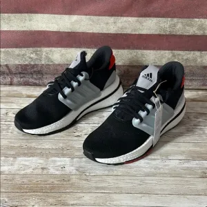 adidas Men's X_PLRBoost Sneaker, Black/Black/Bright Red