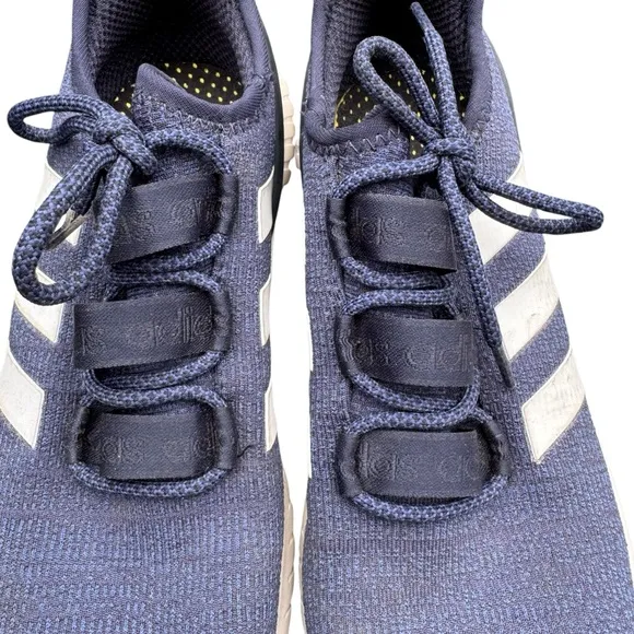 Adidas Navy Blue Sneakers with White Stripes Men’s Size 10 Kaptir 2.0 Cloudfoam
