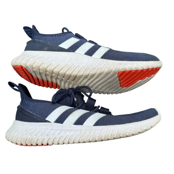 Adidas Navy Blue Sneakers with White Stripes Men’s Size 10 Kaptir 2.0 Cloudfoam