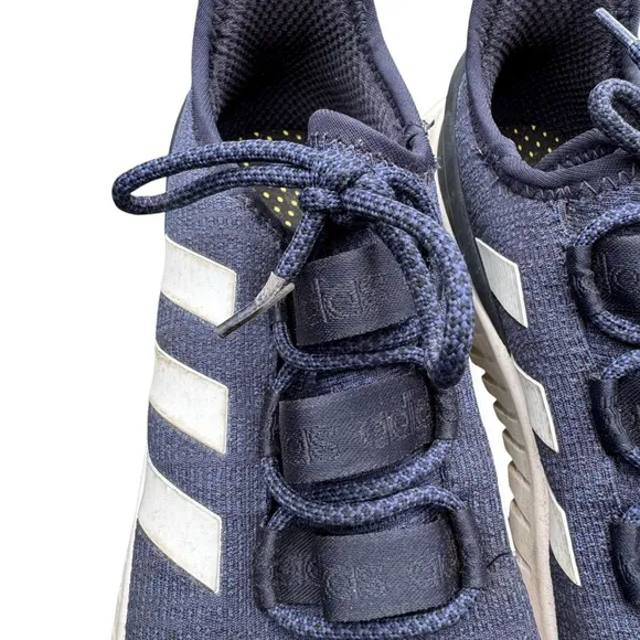 Adidas Navy Blue Sneakers with White Stripes Men’s Size 10 Kaptir 2.0 Cloudfoam