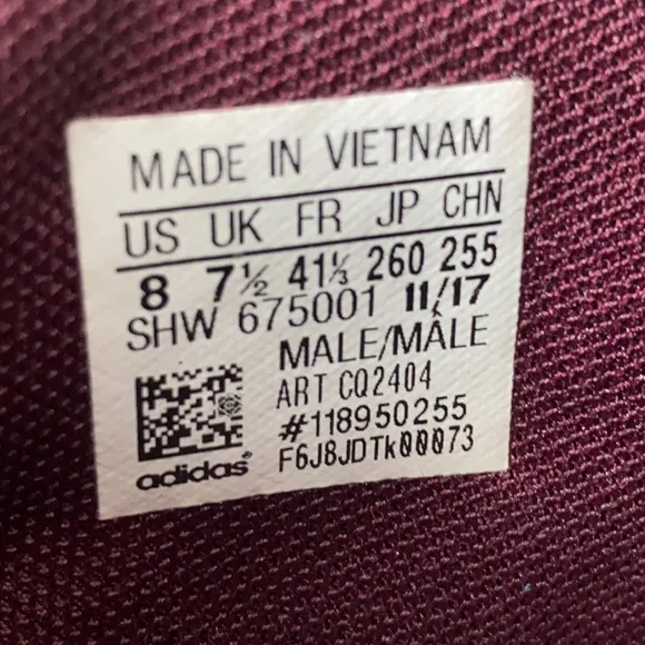 Adidas NMD R2 Boost Burgundy/White Athletic Running Shoes CQ2404 Men's Size 8
