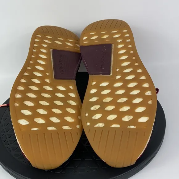 Adidas NMD R2 Boost Burgundy/White Athletic Running Shoes CQ2404 Men's Size 8