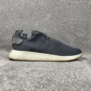 Adidas NMD_R2 CQ2400 Athletic Running Shoes Sneakers Black Gum Men's Size 14
