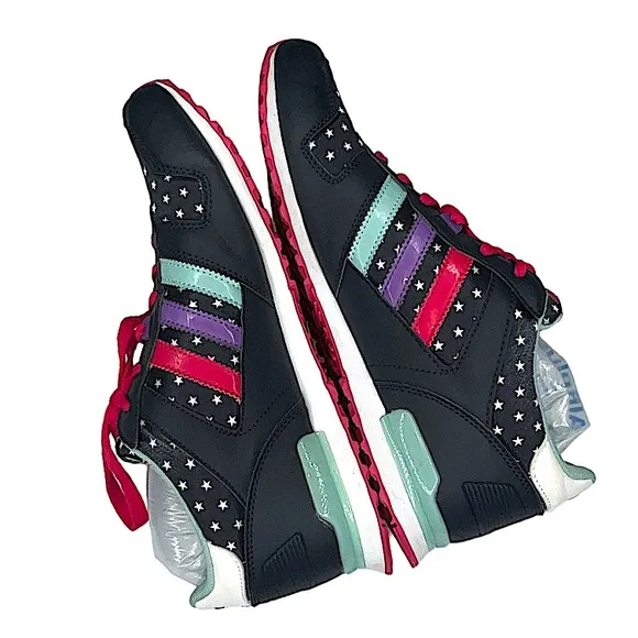 Adidas Originals 7X 700 K Stars Navy Running Sneakers Womens Size 7 #G95286