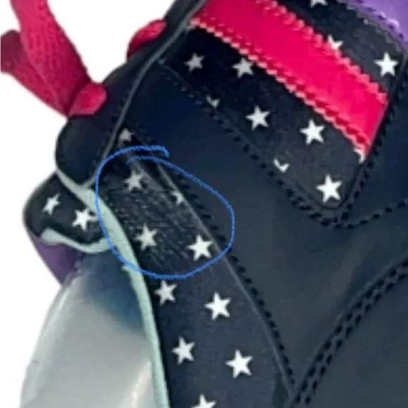 Adidas Originals 7X 700 K Stars Navy Running Sneakers Womens Size 7 #G95286
