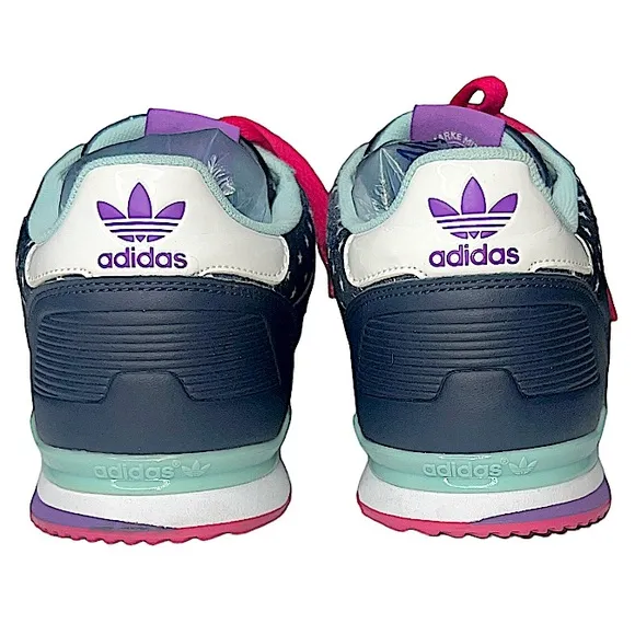 Adidas Originals 7X 700 K Stars Navy Running Sneakers Womens Size 7 #G95286