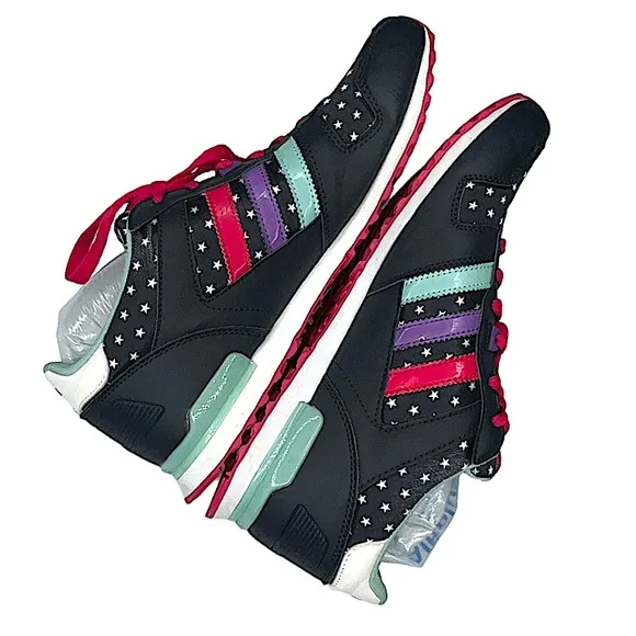 Adidas Originals 7X 700 K Stars Navy Running Sneakers Womens Size 7 #G95286