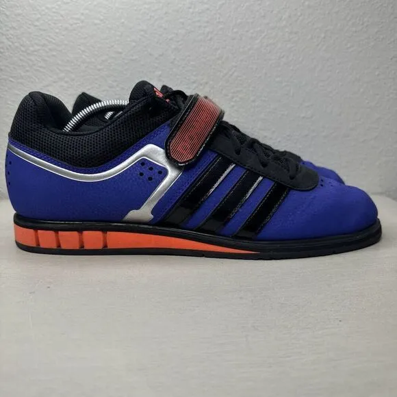 Adidas Powerlift 2.0 Purple Lace Up Weightlifting Strap Shoes