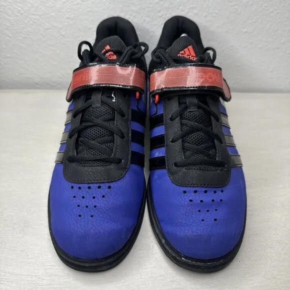 Adidas Powerlift 2.0 Purple Lace Up Weightlifting Strap Shoes