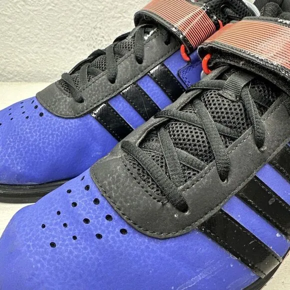Adidas Powerlift 2.0 Purple Lace Up Weightlifting Strap Shoes