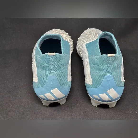 adidas Predator Accuracy  FG White Grey Blue Size 9 US Mens NEW FZ6276‎