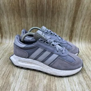 Adidas‎ Retropy E5 Women's Size 6 Running Shoes Sneakers Grey Suede GW6781