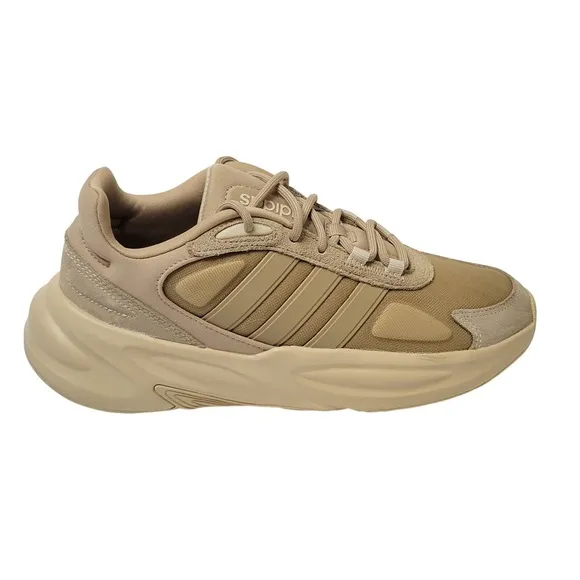Adidas Sneakers Mens 9 Athletic Casual Sports Trainer Shoes Beige 130989423