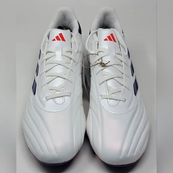 Adidas Soccer Cleats Men’s Size 12 Copa Pure 2 League FG IG6408 White Blue NEW