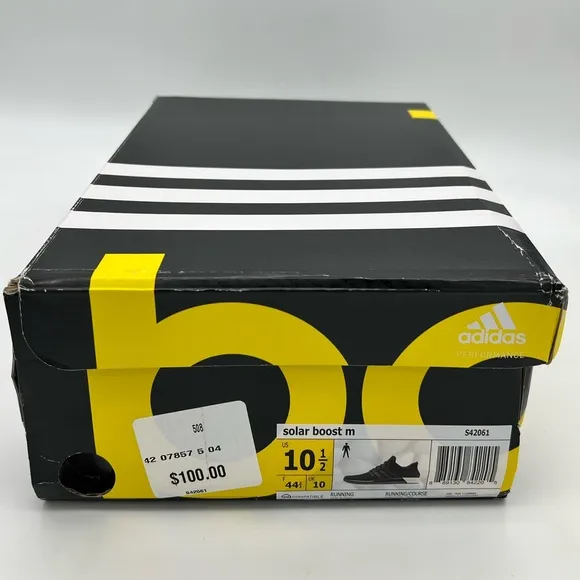 adidas Solar Boost Running Shoes Men’s 10.5 NEW NIB with Original Box