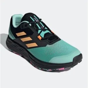 Adidas TERREX Two Flow Trail Running Shoes Turquoise Black Mens 10.5 UK 10 EU 45