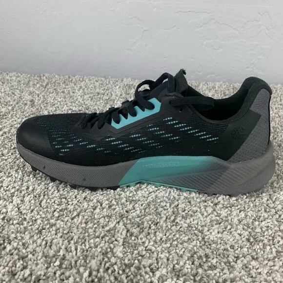 Adidas Terrex Womens Trail Running Shoes Sneakers Black Blue Agravic Flow Size 7