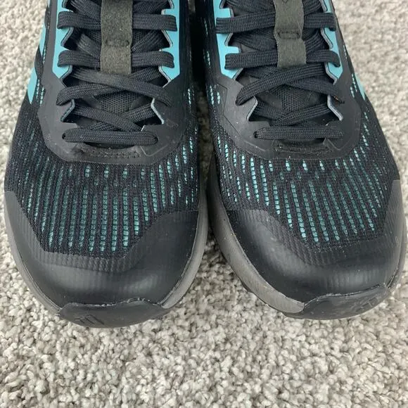 Adidas Terrex Womens Trail Running Shoes Sneakers Black Blue Agravic Flow Size 7