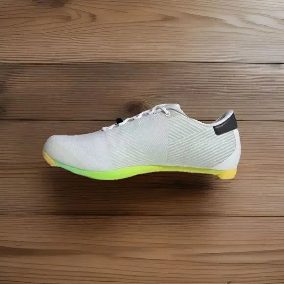 Adidas The Road Shoe Solar Cycling Shoes White Green GX1661 Men 9.5 Women 10.5