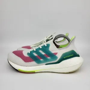 adidas Ultra Boost 21 White Tint Rose Women's Running Shoes Size 11