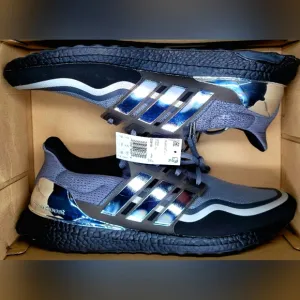 Adidas Ultraboost 1.0 DNA Running Shoes Grey Four/Metallic Silver EG8103 Size 18