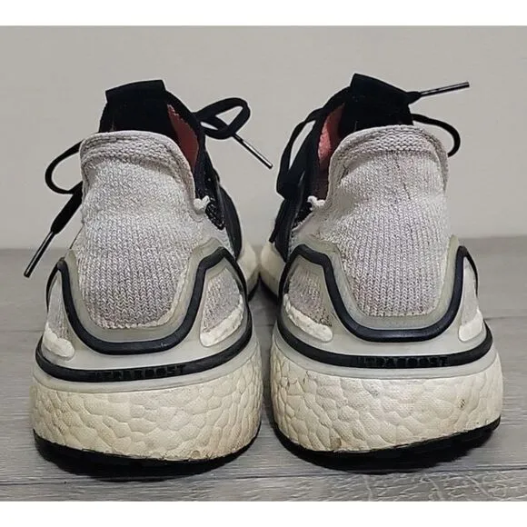 Adidas Ultraboost 2019 Running Shoes Black‎ White Orange G27519 Mens Size 10.5