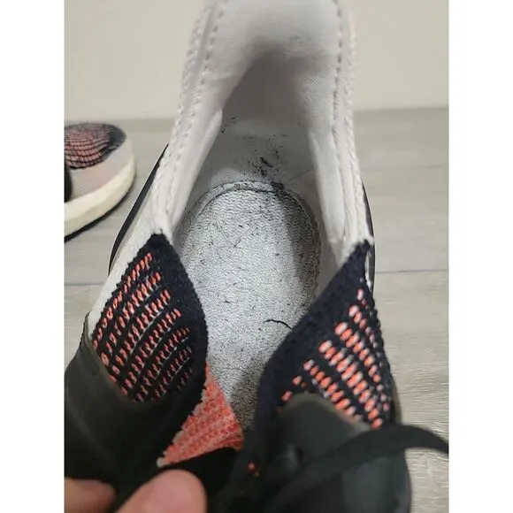 Adidas Ultraboost 2019 Running Shoes Black‎ White Orange G27519 Mens Size 10.5
