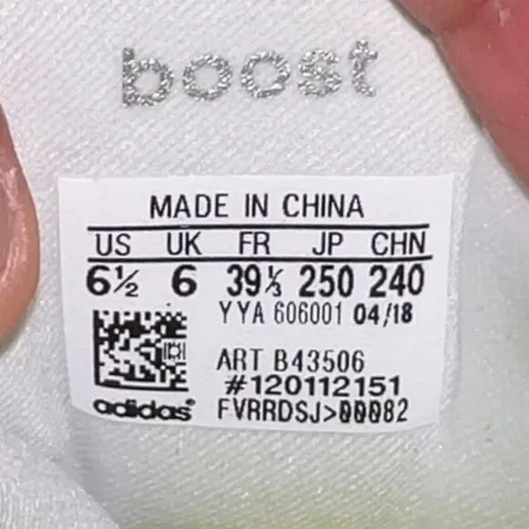 Adidas Ultraboost Clima J &quot;Shock Yellow&quot; B43506 Youth 6.5 Women's 7.5