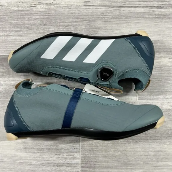 Adidas x The Parley Road Shoe BOA Cycling Shoes Emerald Green GX8931 Mens Sz 10