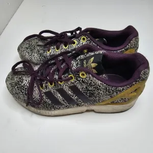 Adidas ZX Flux J Torsion Running Sneakers AQ8439 Merlot Shoes Youth Size US 4.5