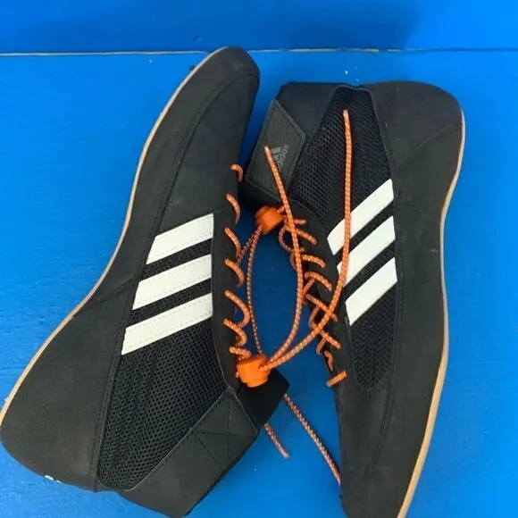 Adidas Men's HVC 2 AQ3325 Black White Running Shoes Sneakers Size 8