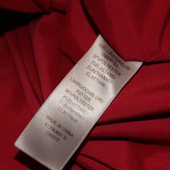 ADRIANNA PAPELL Red Black Colorblock Dress sz 22W