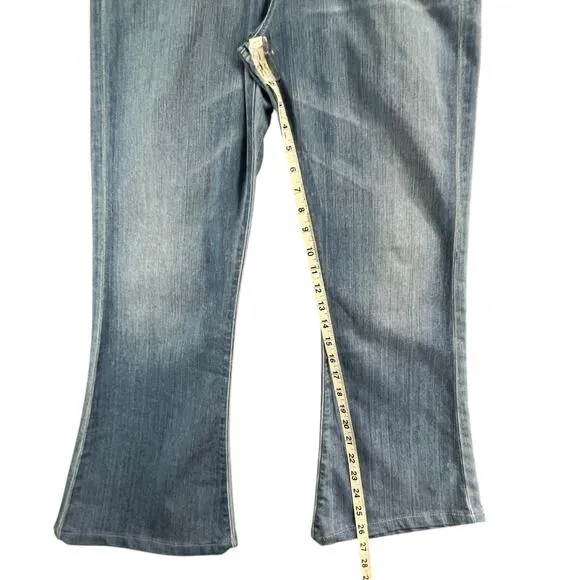 Adriano Goldschmied Farrah Jeans Womens 29 Blue 70s Bell Bottom Denim Retro USA
