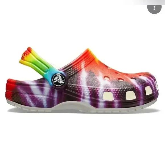 ADULT CLASSIC CROC CLOG IN TIEDYE NEW WITH TAG