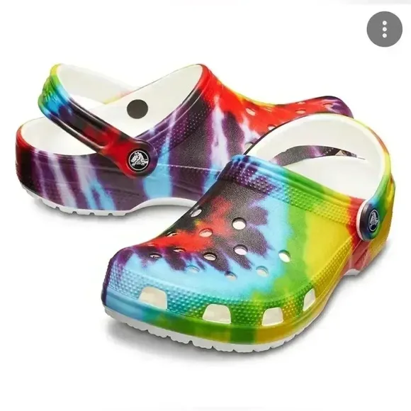 ADULT CLASSIC CROC CLOG IN TIEDYE NEW WITH TAG