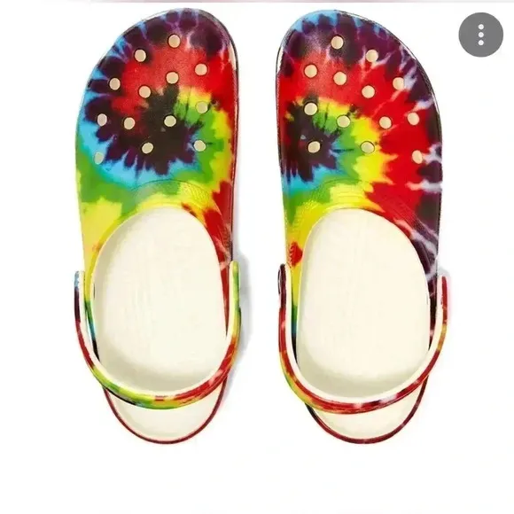 ADULT CLASSIC CROC CLOG IN TIEDYE NEW WITH TAG