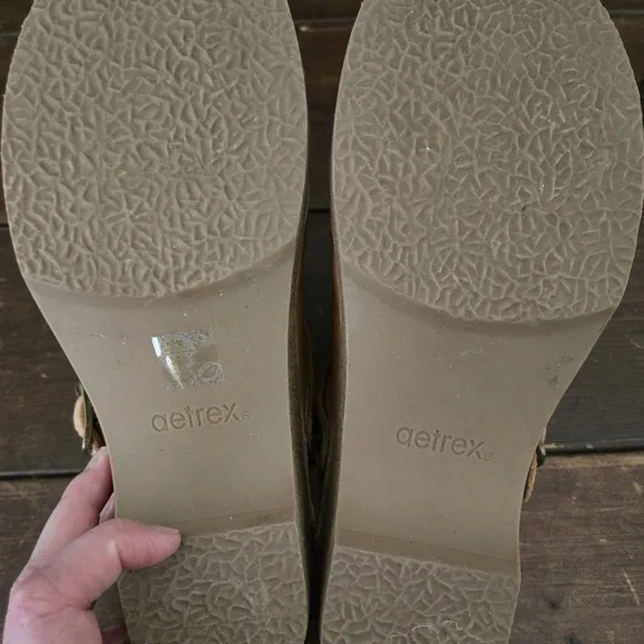 Aetrex Womens Becky Cork Clog Size 10