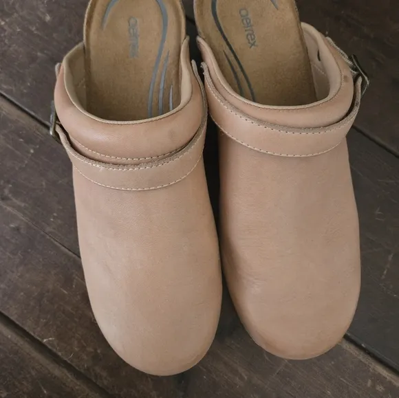 Aetrex Womens Becky Cork Clog Size 10