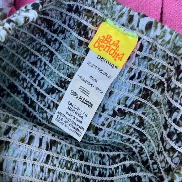 Agua Bendita COBRA TERESA SKIRT size large