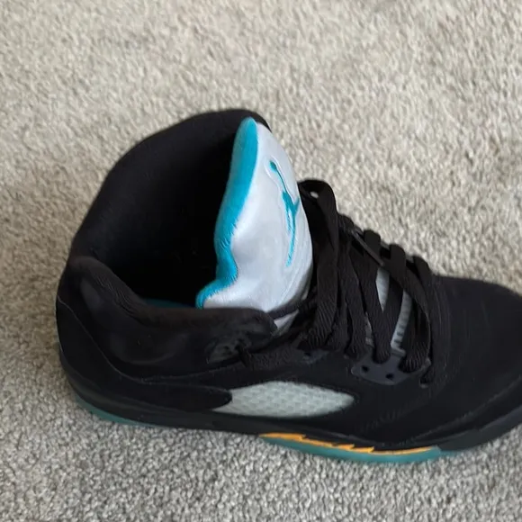 Air Jordan 5 Retro GS Athletic Shoes ‘Aqua’ 440888 047 Size 5.5Y  Kids No Box