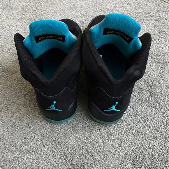 Air Jordan 5 Retro GS Athletic Shoes ‘Aqua’ 440888 047 Size 5.5Y  Kids No Box