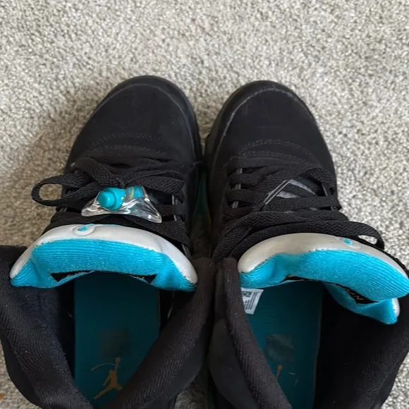 Air Jordan 5 Retro GS Athletic Shoes ‘Aqua’ 440888 047 Size 5.5Y  Kids No Box