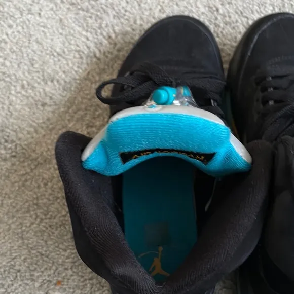 Air Jordan 5 Retro GS Athletic Shoes ‘Aqua’ 440888 047 Size 5.5Y  Kids No Box