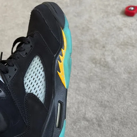Air Jordan 5 Retro GS Athletic Shoes ‘Aqua’ 440888 047 Size 5.5Y  Kids No Box