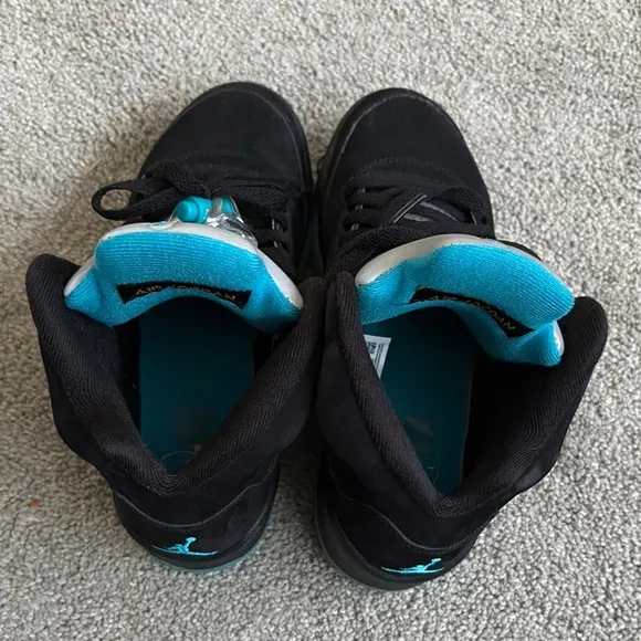 Air Jordan 5 Retro GS Athletic Shoes ‘Aqua’ 440888 047 Size 5.5Y  Kids No Box