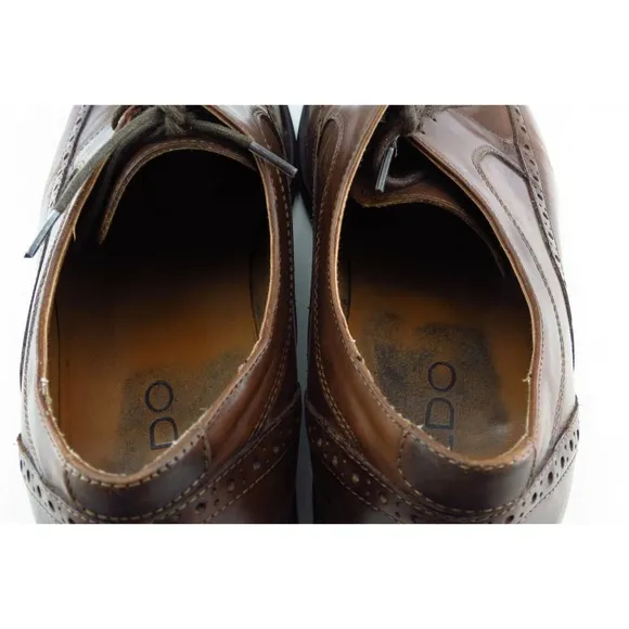 Aldo Shoes Size 11 M Brown Wingtip‎ Oxfords Leather Men