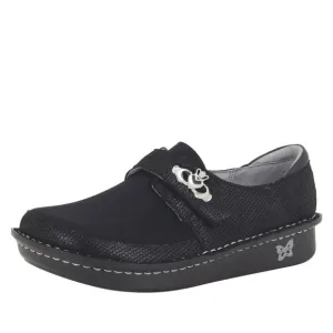 Alegria Black Brenna Claddagh Mules with Decorative Buckle. Size 41 (10.5/11)