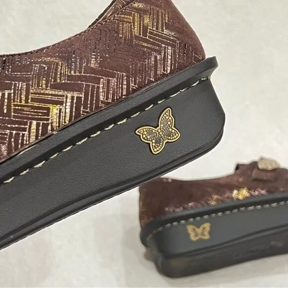 Alegria Dena Dream Fit Brown Clogs EU 38